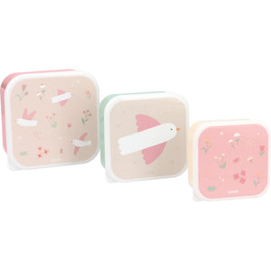 Cajas almuerzo Blossom Birds Set de 3