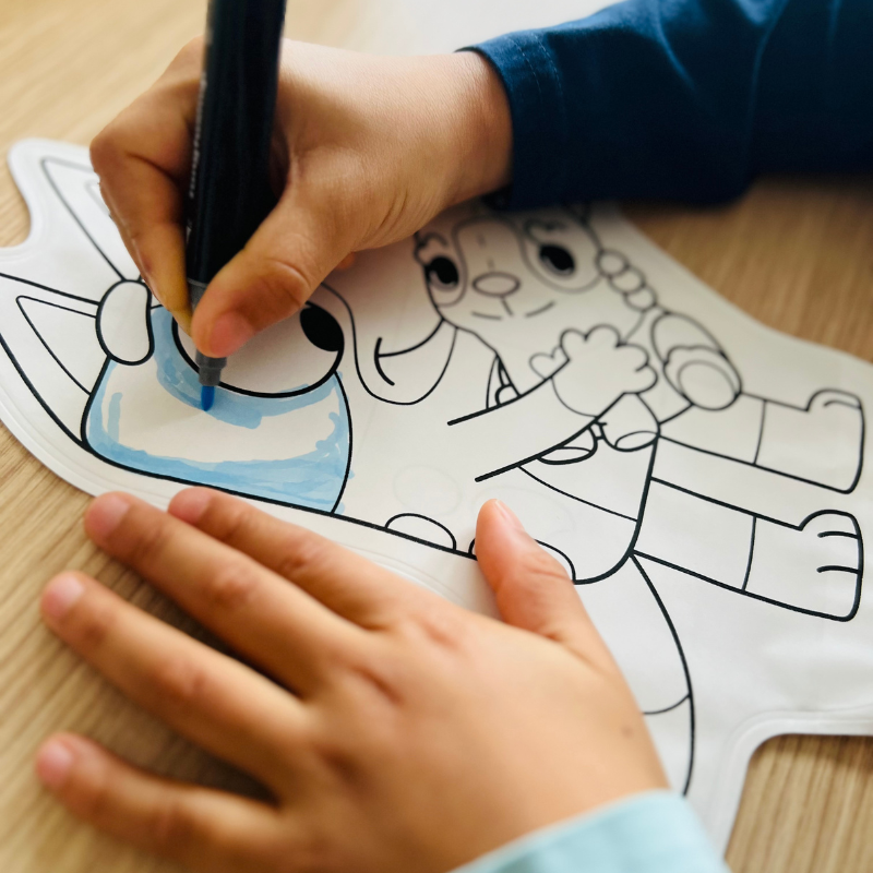 Dibujos inflables para pintar Bluey