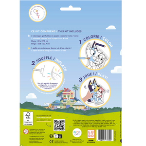 Dibujos inflables para pintar Bluey