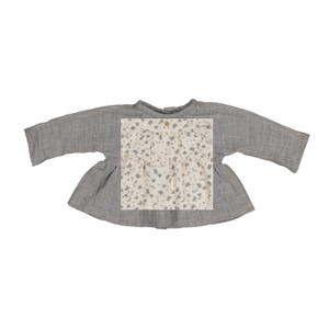 Blusa Annie flor gris