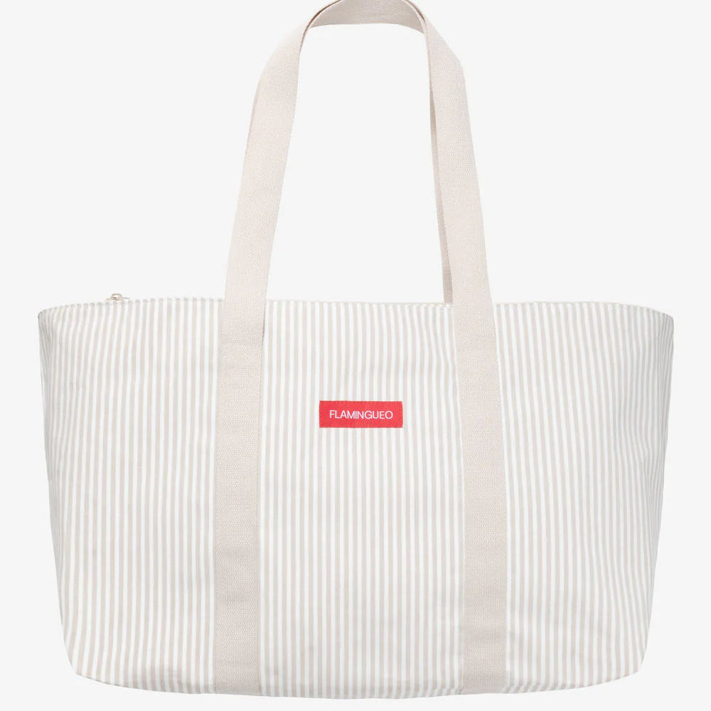 Bolsa Playa cremallera Bruny beige