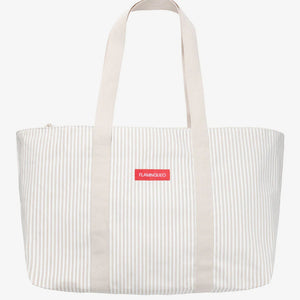 Bolsa Playa cremallera Bruny beige