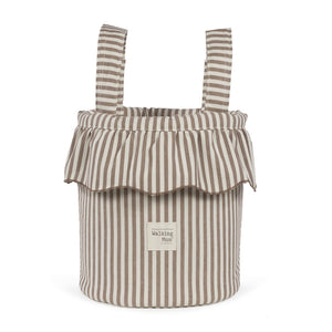 Bolsa bucket Praliné Rayas Moka