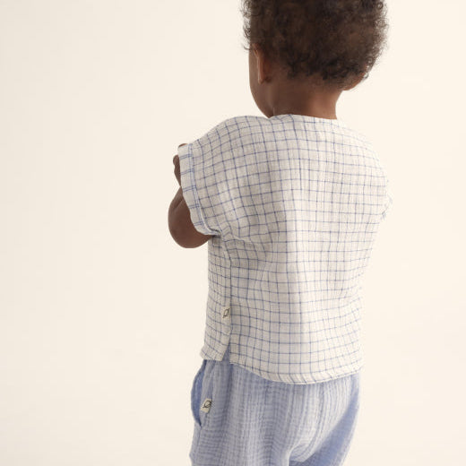 Camiseta Hannes striped blue