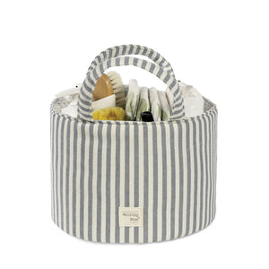 Cesta organizadora Praliné Rayas Matcha
