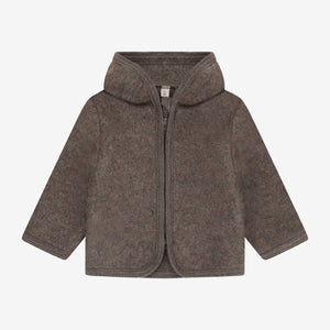 Chaqueta lana Brown Melange