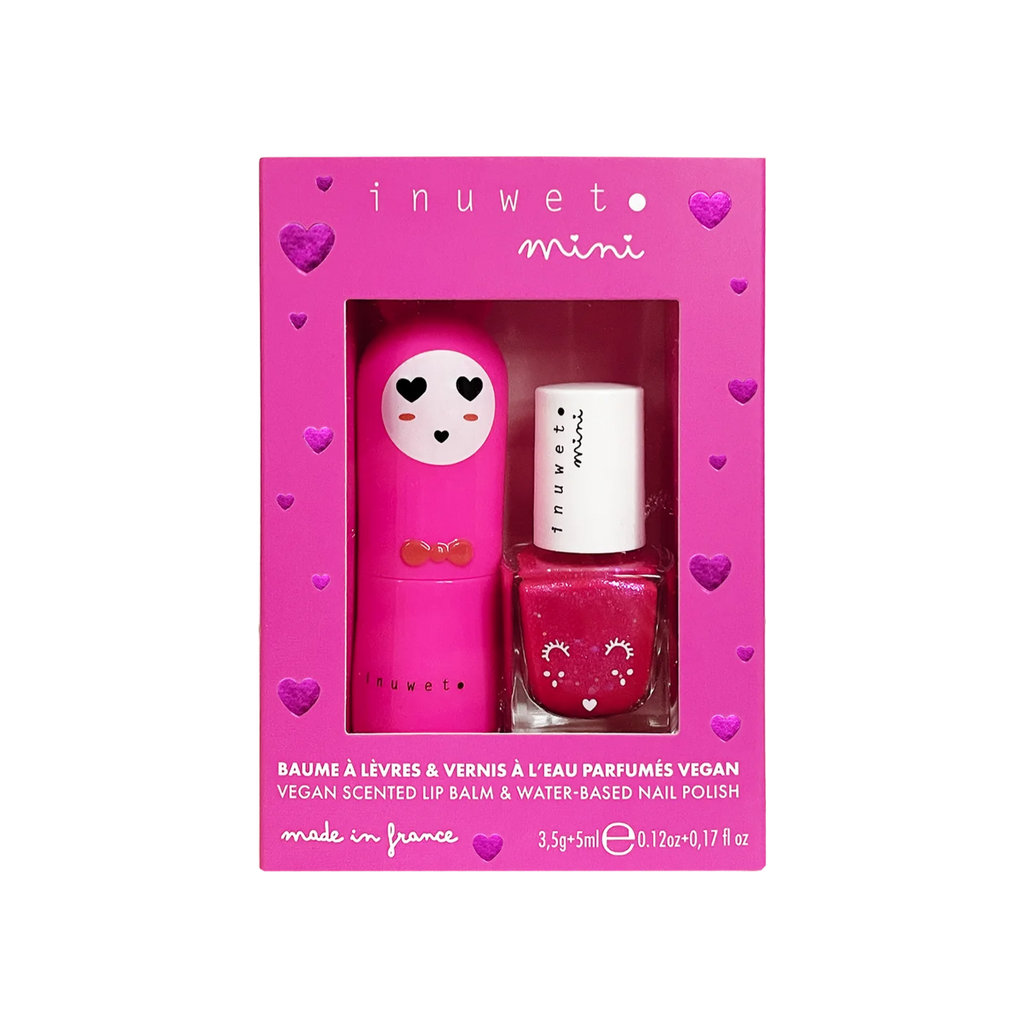 Set labial + esmalte de uñas Cereza