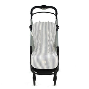 Colchoneta carrito Praliné Rayas Matcha