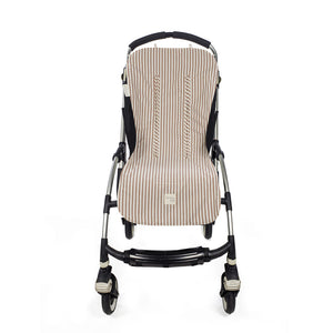 Colchoneta carrito Praliné Rayas Moka