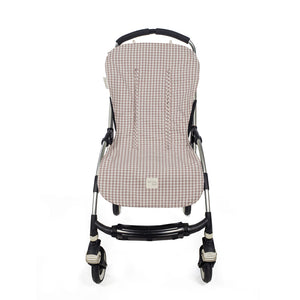 Colchoneta carrito Praliné Vichy Moka