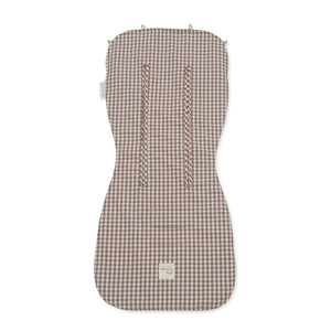Colchoneta carrito Praliné Vichy Moka