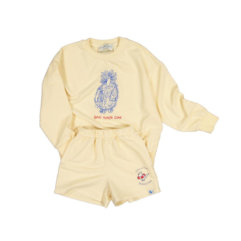 Sudadera amarilla Hair