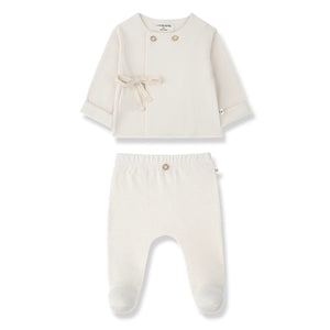 Conjunto primera puesta Emilia ecru