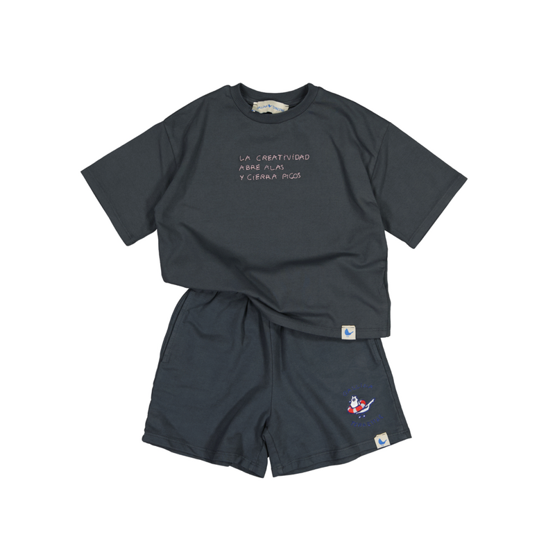 Camiseta gris Alas