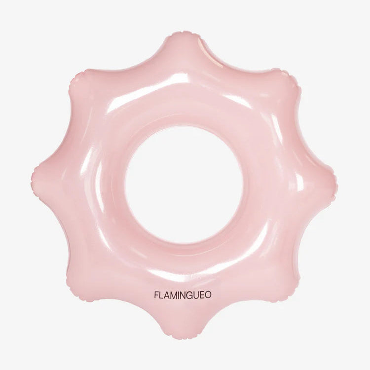 Flotador Flor Purpurina rosa