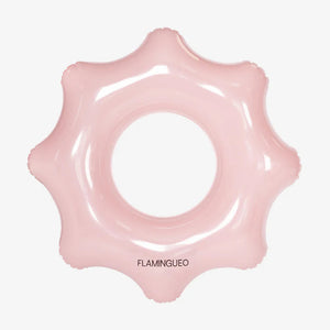 Flotador Flor Purpurina rosa