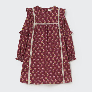 Vestido Genova burgundy