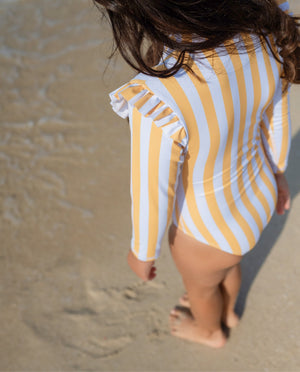 Bañador niña manga larga UPF 50+ Summer Stripes