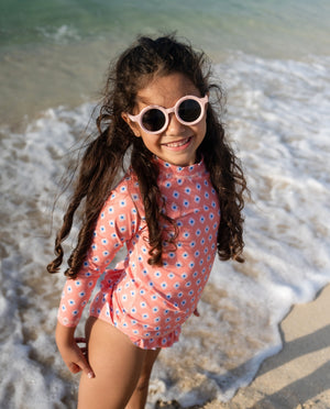 Bañador niña 2 piezas UPF 50+ Peach Mosaic