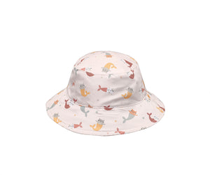 Gorro Bucket reversible protección Mermaid Cats