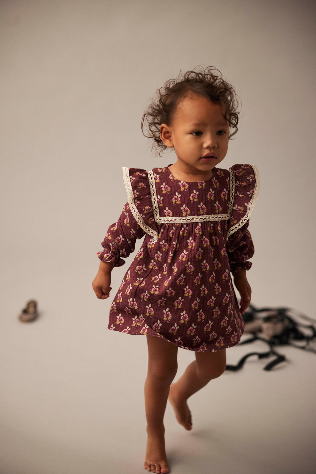 Vestido Isquia baby burgundy