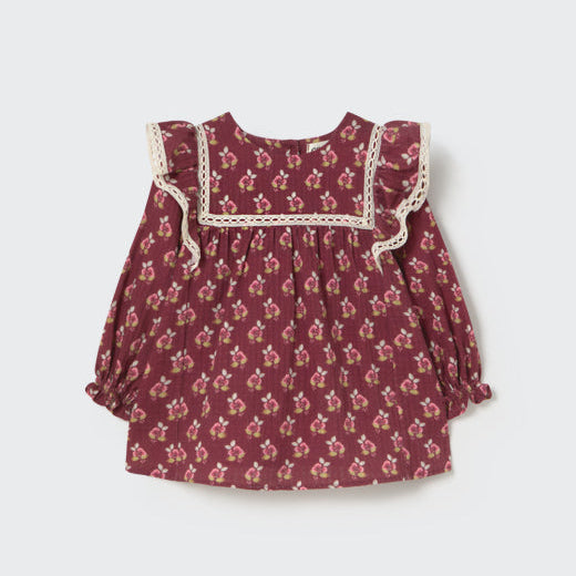 Vestido Isquia baby burgundy