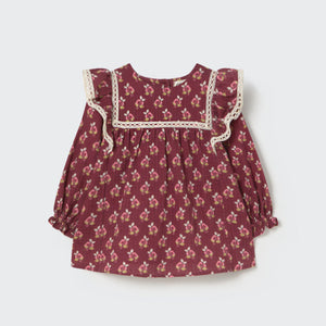 Vestido Isquia baby burgundy
