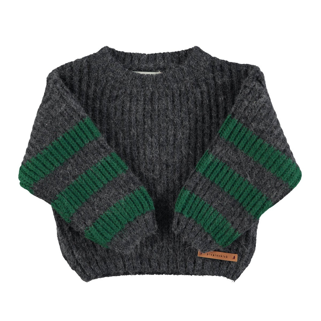 Jersey Grey&Green stripes