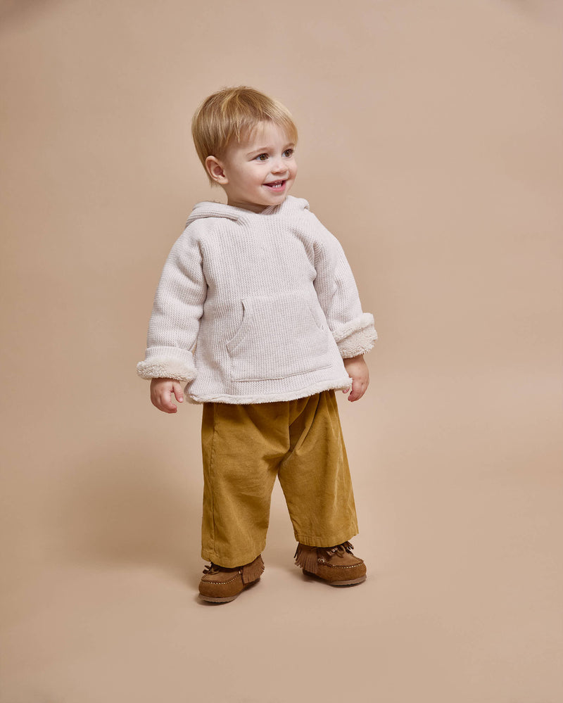 Abrigo Waffle ivory
