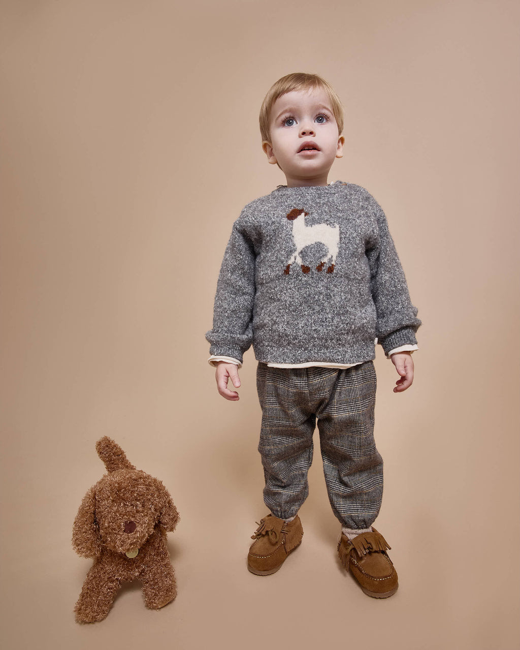 Jersey Llama grey melange