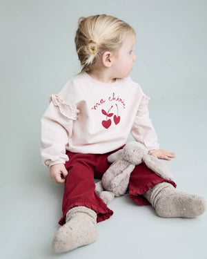 Sudadera Cherie Cream Pink