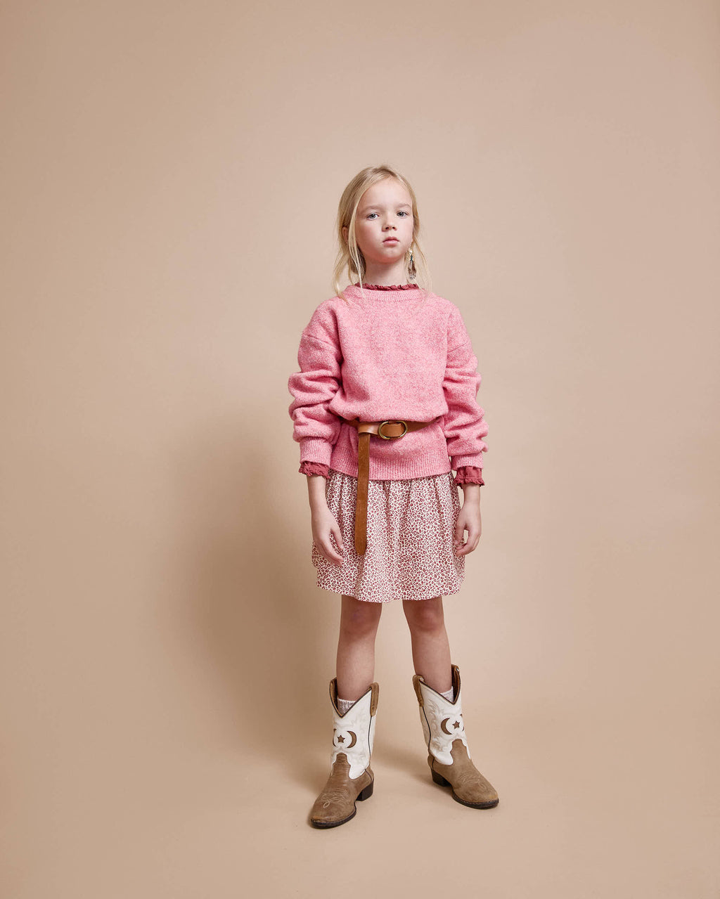 Falda Speckle burgundy