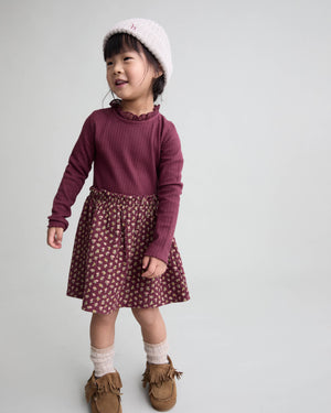 Vestido Cottage pomegranate