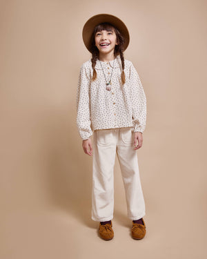 Pantalón Corduroy ivory