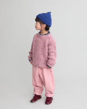 Jersey punto Botonato peony melange