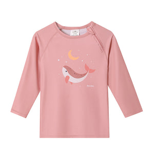 Camiseta Protección Solar Whale Pink