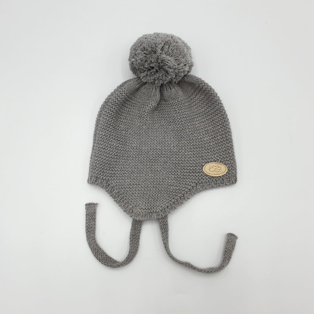 Gorro BABY Algodón Gris