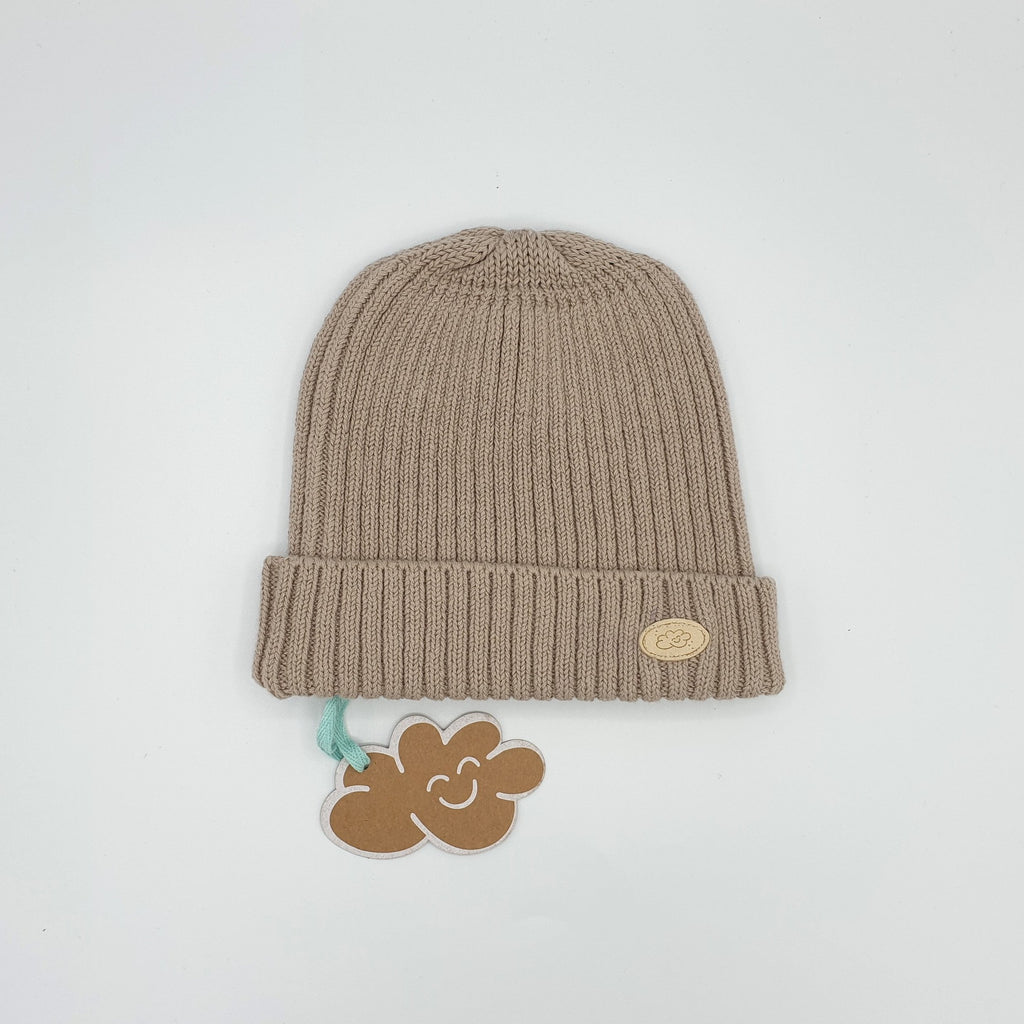 Gorro KID canalé Beige arena