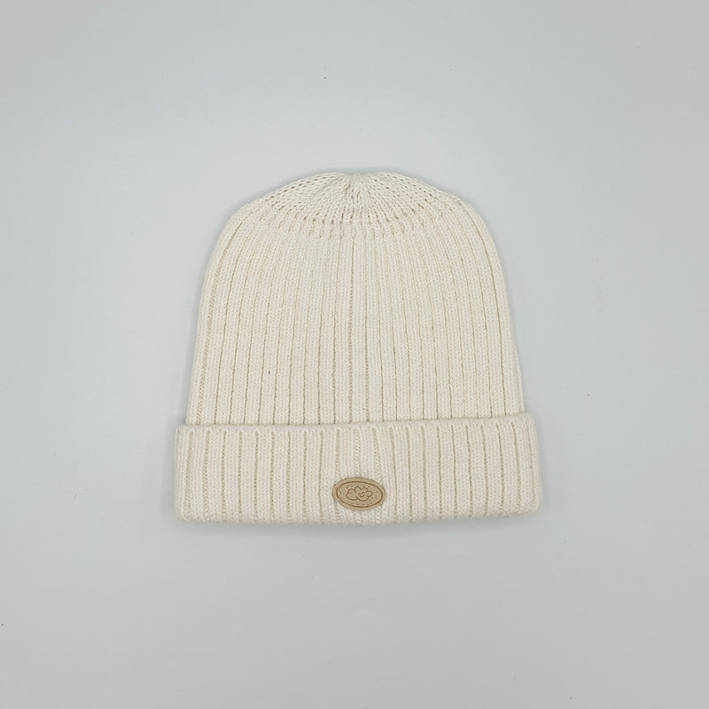 Gorro KID canalé Blanco crudo