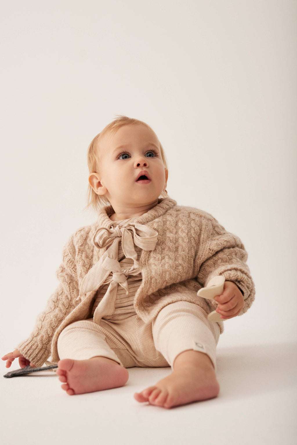 Cardigan Martinique baby stone