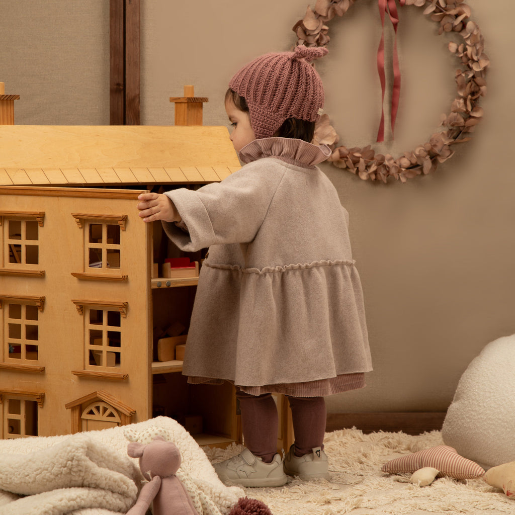 Abrigo Mery taupe