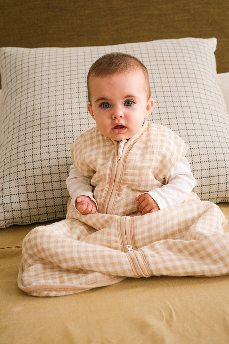 Saco dormir bebé TOG 1.0 Muselina Vichy Sand