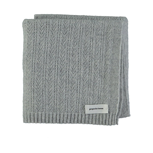 Manta calada grey