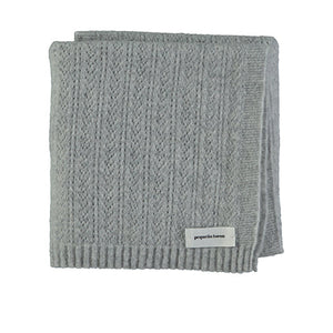 Manta calada grey