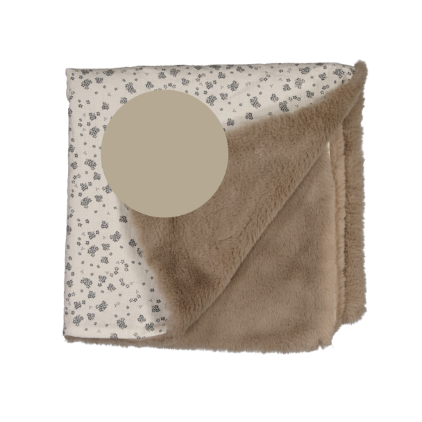 Manta pelo Hanna beige