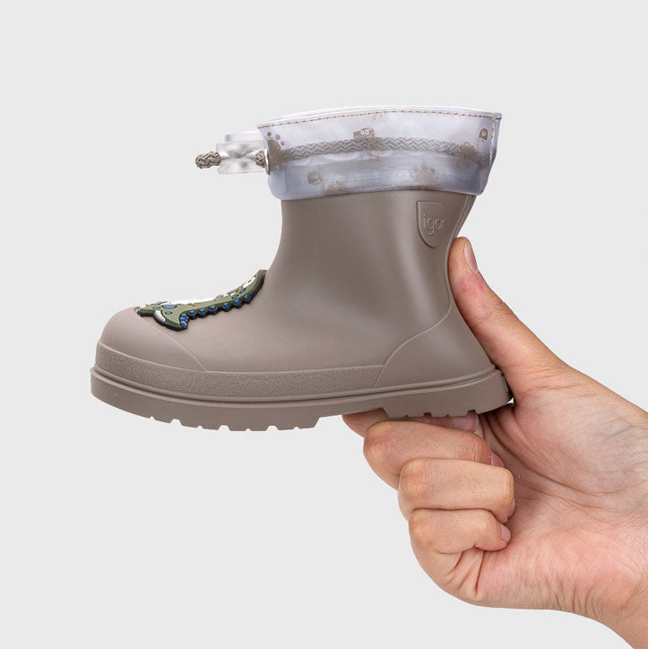 Bota de agua Mendi Dino taupe