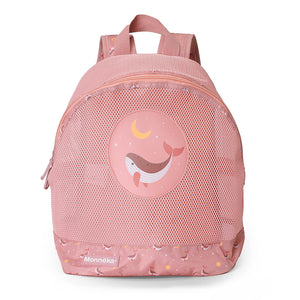 Mochila antiarena con rejilla Whale Pink