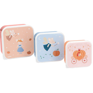 Cajas almuerzo Mouse Fairies Set de 3