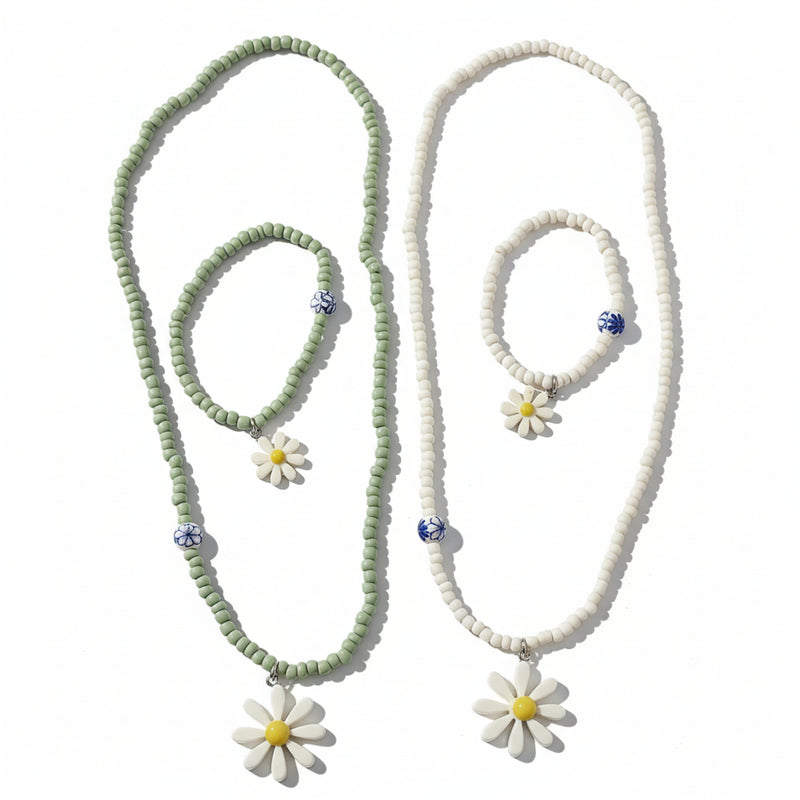 Collar + Pulsera Margarita