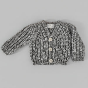 Chaqueta lana grey melange